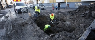 TV: Här lagas akuta vattenläckan i Eskilstuna