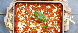 Middagstips: Krämig boursinlasagne med fräsch sallad