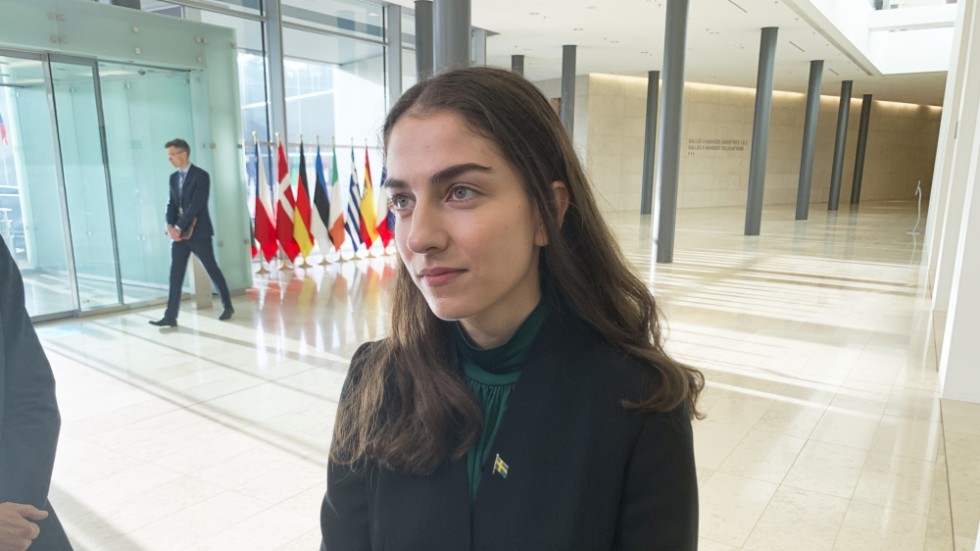 Klimat-och miljöminister Romina Pourmokhtari (L) har gjort debut på EU:s miljöministermöte. I Sverige vill hon göra politiken mer verklighetsnära.