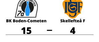 BK Boden-Cometen utklassade Skellefteå F på hemmaplan