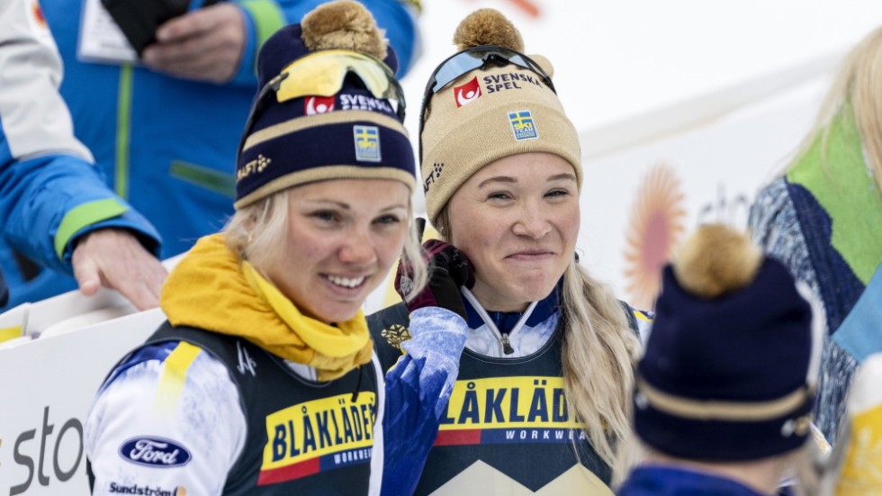 Emma Ribom och Jonna Sundling får åka sprintstafetten ihop.