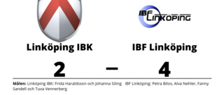 Seger för IBF Linköping i toppmötet med Linköping IBK