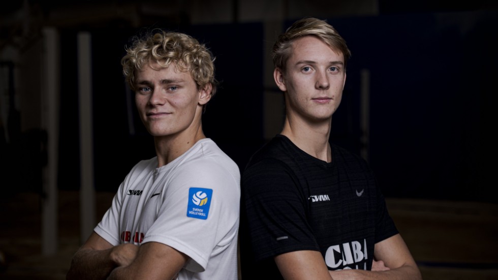 "Det var jättekul att äntligen få spela ihop igen", säger David Åhman, höger. Arkivbild.