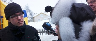 Polis körde bort demonstranter