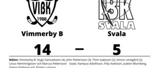 Storseger för Vimmerby B hemma mot Svala