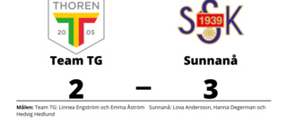 Sunnanå slog Team TG med uddamålet