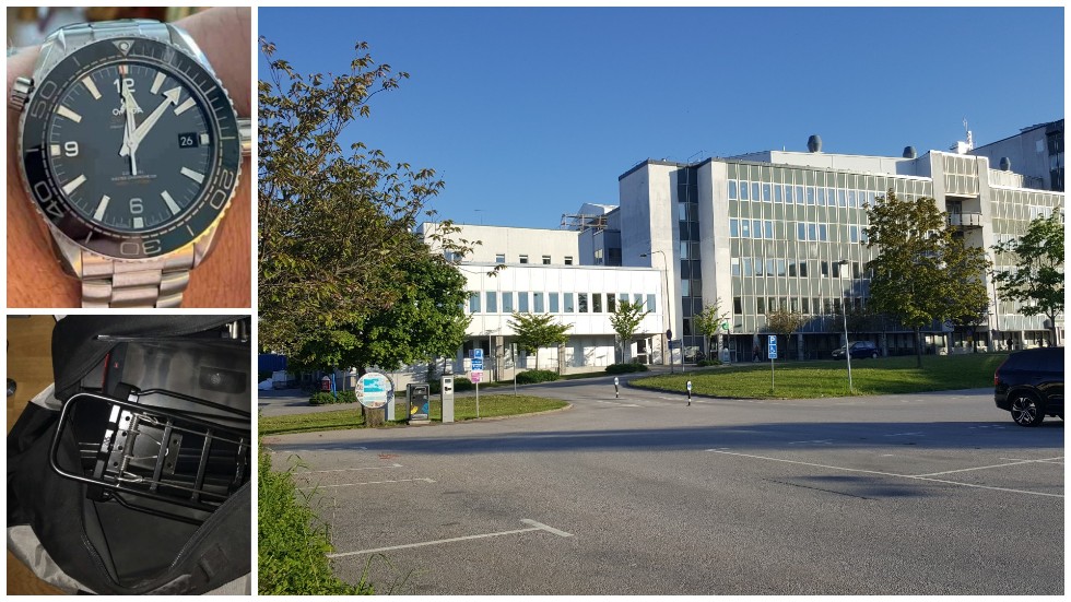Klockan anmälde mannen stulen, men blev motbevisad av sitt försäkringsbolag och erkände till sist sitt bedrägeriförsök. Hemma hos mannen fann polisen vid ett tillslag i november 2021 flera elcykelbatterier i en väska. Åtminstone ett av dem var stulet vid Västerviks sjukhus.