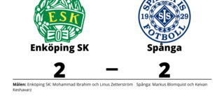 Enköping SK och Spånga kryssade efter svängig match