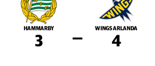 Wings Arlanda vann borta mot Hammarby