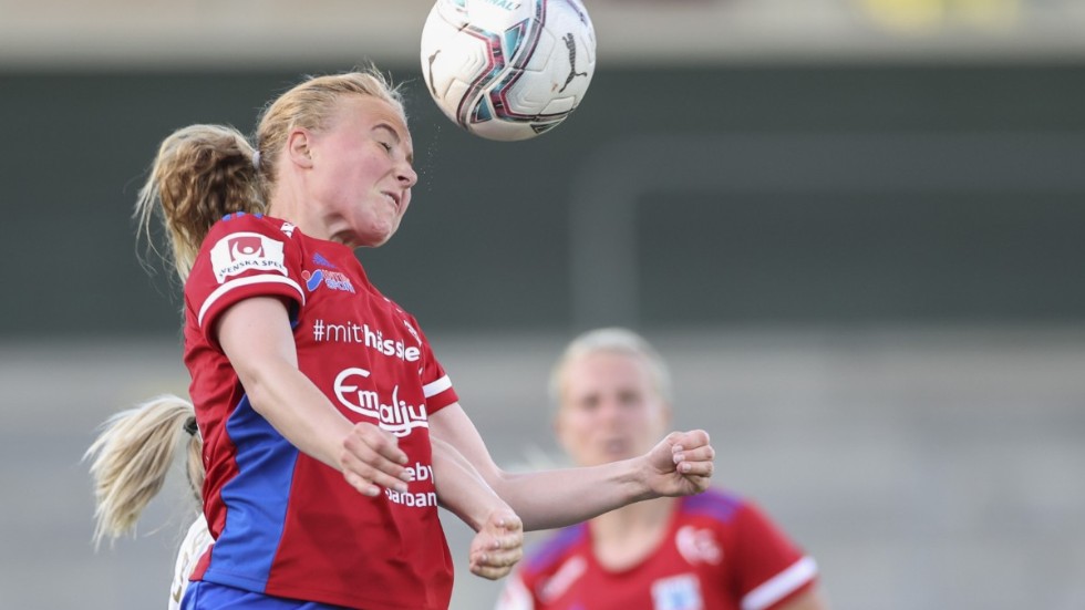 Vittsjös Ebba Wieder gjorde lagets enda mål på Tunavallen. Arkivbild.