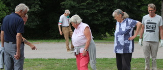 Hjärt och lungsjuka spelar boule