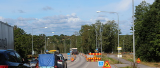 Slog sönder lyktglas vid Målserum