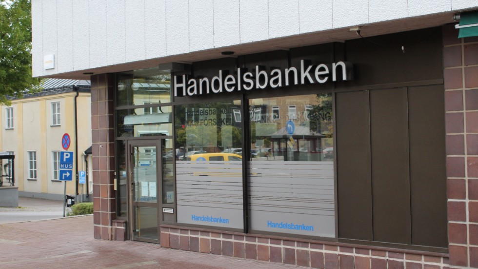 Handelsbankens lokalkontor i Finspång vid Bergslagstorget.