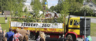 Solen sken på studenterna