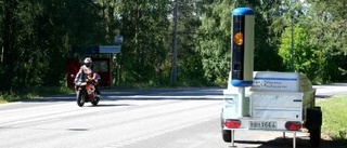 Mobil fartkamera i Gäddvik