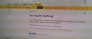 Bluffmejlen inte från Skatteverket