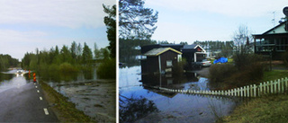 Höga vattenflöden i Gunnarsbyn