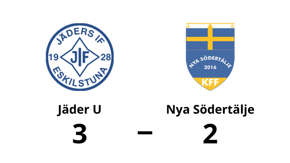 Jäders IF U vann mot Nya Södertälje KFF