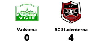 Vadstena föll mot AC Studenterna med 0-4