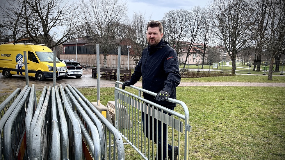 Jonas Ekebacke är nöjd med hur valborgsfirandet genomfördes i år.