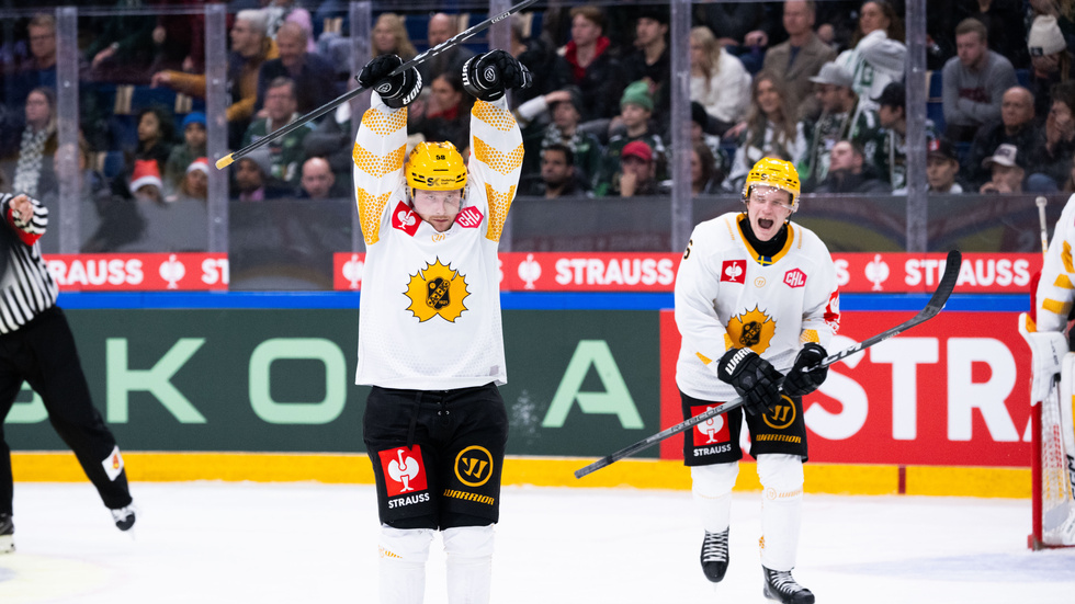 ”Jag önskar bara jag gjorde fler mål så man kanske skulle få se den igen”, säger Oskar Nilsson om målgesten – som återigen blivit en favorit.