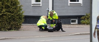 Motorcykel i olycka i korsning: "Blött på vägen"