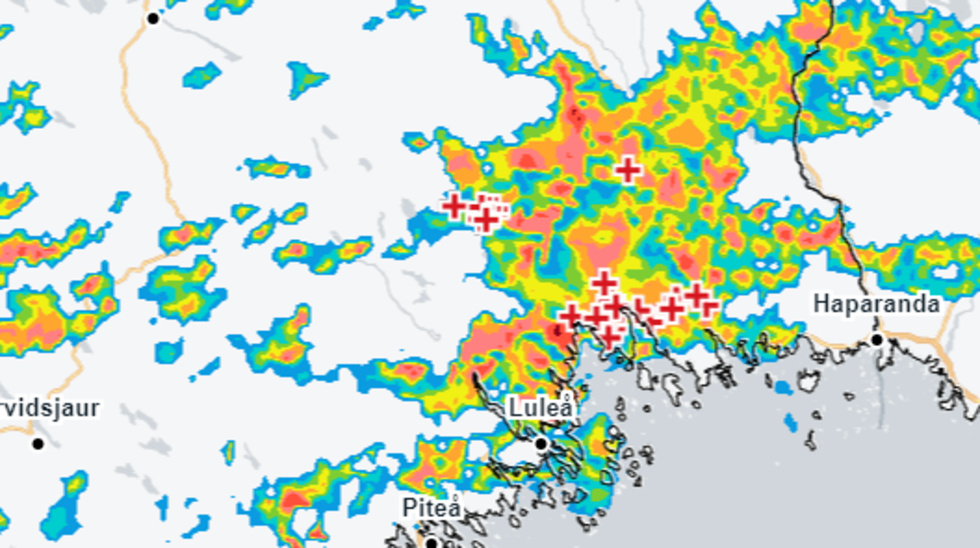 Kustområdet är speciellt drabbat.