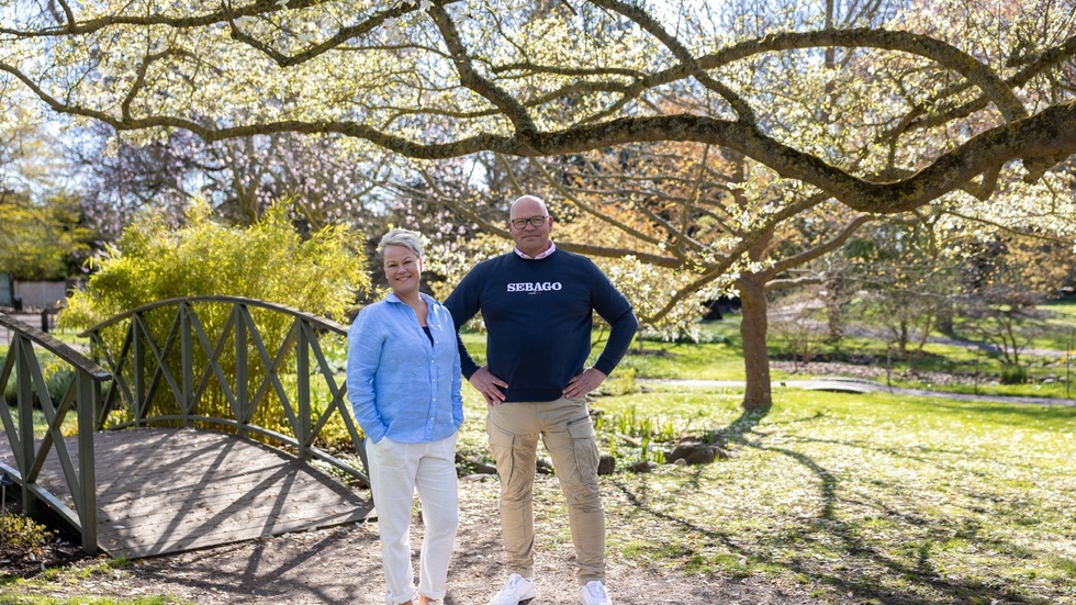 Maria Sondell och hennes man Mikael etablerar HusmanHagberg på Gotland.