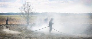 Brand uppstod vid biluthyrningsfirma