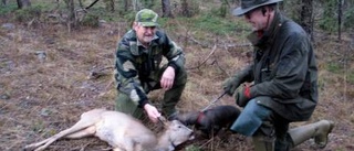 Clas fällde bocken på sin farfars gamla mark