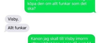 Bedragarens SMS: "Kan inte lova att den finns kvar"