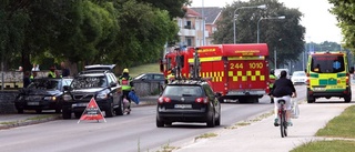 Trafikolycka på Söderväg i Visby