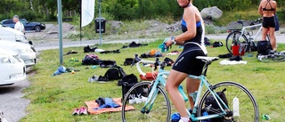 De värmde upp med minitriathlon