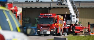 Industribrand på Attorpsgatan i Tornby