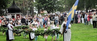 Midsommarfirande i Brunnsparken