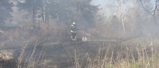 Skogsbrand öster om Norrköping