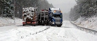 Snökaos på vintervägarna