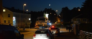 Båt stoppade trafiken i centrum