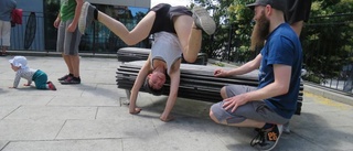 Hett sommarjam med Uppsala parkour