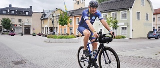 Inleder sitt livs cykelresa