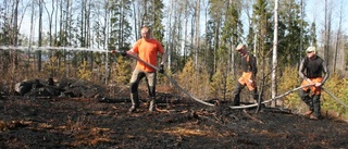 Misstänks ha startat brand med slipmaskin