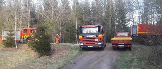 Skogsbrand utanför Ankarsrum