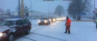 Problem med tågbommar skapade köer