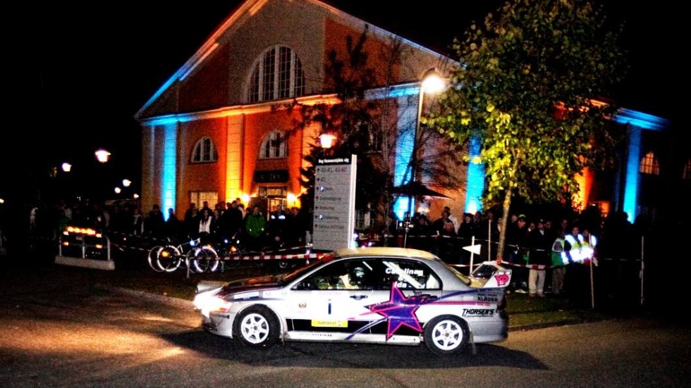 När SMK Uppsala arrangerade ett SM-rally kördes en sträcka på asfalt i centrala Uppsala. Bilden är från 2013.