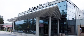 Minskat antal passagerare från Luleå airport