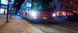 Busshållplatser stängda hela dagen