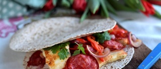 Middagstipset: Quesadilla med halloumi och chorizo