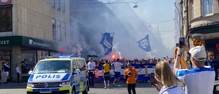 Stor polisinsats i samband med derbymatchen