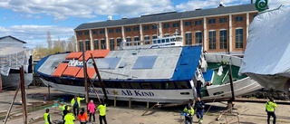 Efter olyckan - M/S Kind hinner inte bli redo till säsongsstarten