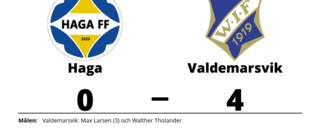 Valdemarsvik vann - efter Max Larsens hattrick